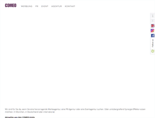 Tablet Screenshot of comeo.de